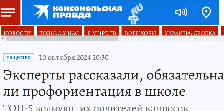 Эксперты рассказали, обязательна ли профориентация в школе.